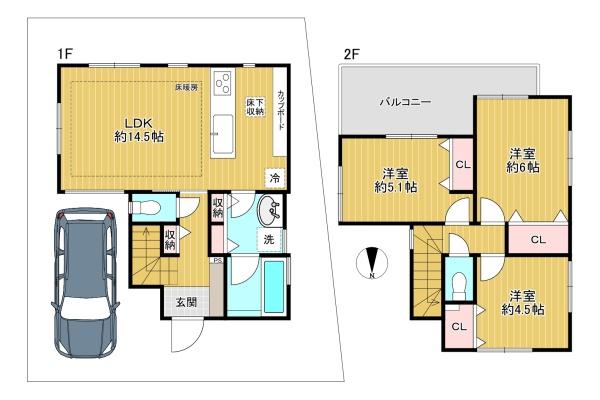 杉並区下高井戸4丁目　2号棟　新築戸建