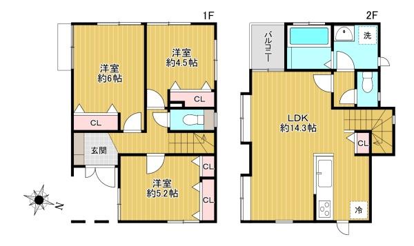 杉並区成田東５丁目の中古一戸建て