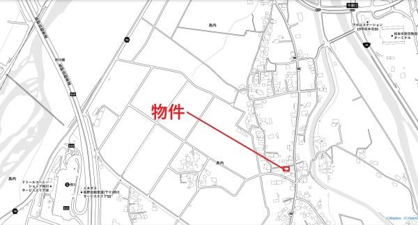 松本市大字島内の売土地