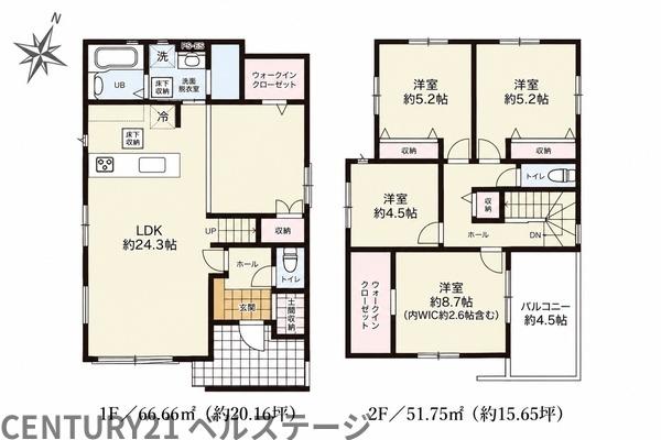 JR久留里線　木更津市祇園1丁目　新築戸建1号棟
