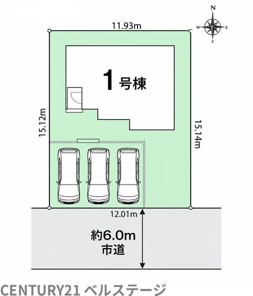 JR内房線　市原市青葉台7丁目　新築戸建1号棟
