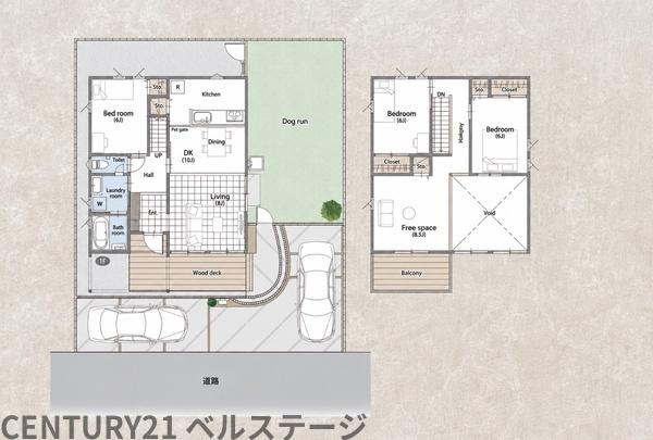 JR内房線　木更津市金田西　新築戸建2号棟