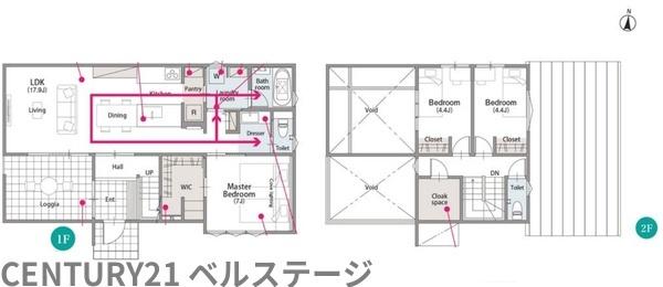 JR内房線　木更津市金田東3丁目　新築戸建3号棟