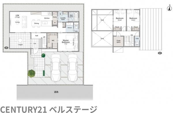 JR内房線　木更津市金田東3丁目　新築戸建3号棟