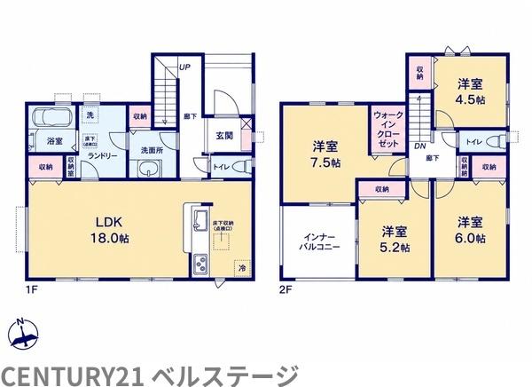 JR内房線　袖ケ浦市のぞみ野　新築戸建1号棟