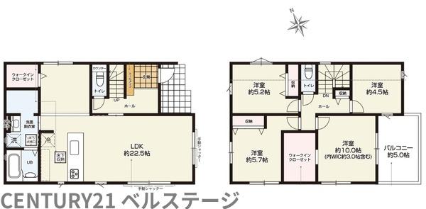 JR内房線　君津市外箕輪4丁目　新築戸建1号棟