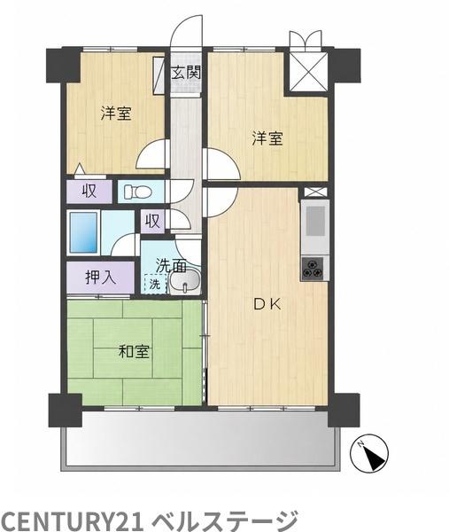 JR内房線　市原市八幡　ダイアパレス千葉浜野　中古マンション