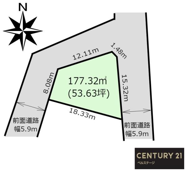 JR内房線　木更津市清見台東3丁目　売土地