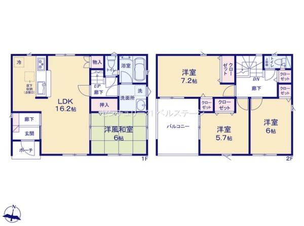 JR内房線　市原市西広3丁目　新築4号棟