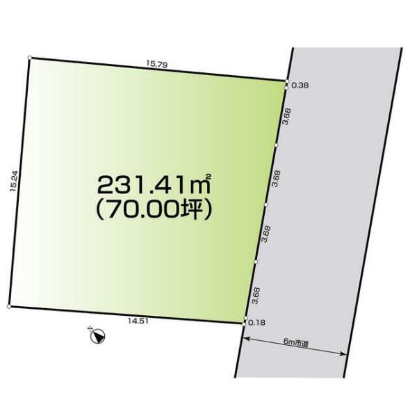 JR内房線　君津市北子安3丁目　売土地