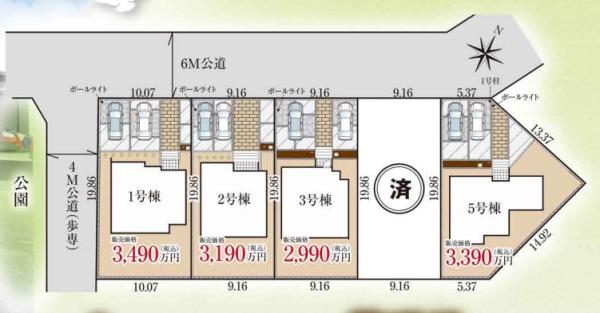 JR内房線　君津市北子安3丁目　新築2号棟