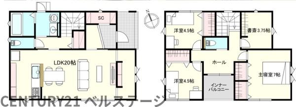 JR内房線　君津市北子安5丁目　未入居戸建1号棟