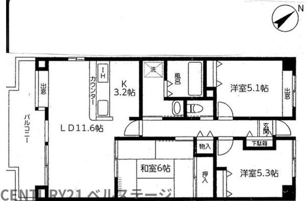 JR内房線　グランコートハマノⅡ　中古マンション