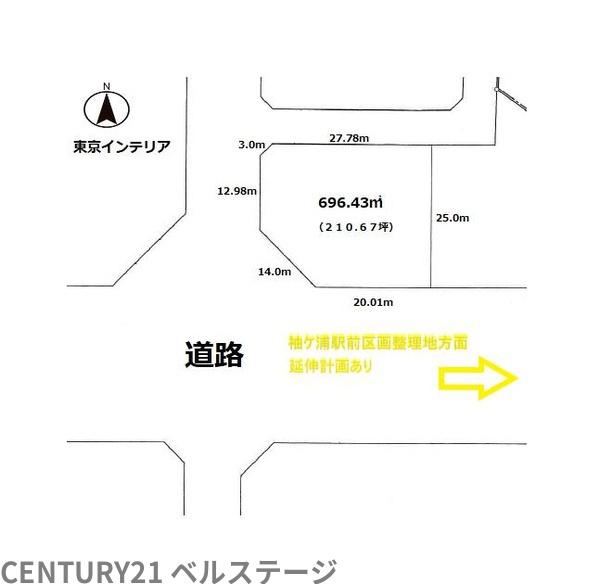 JR内房線　木更津市金田東3丁目　売土地