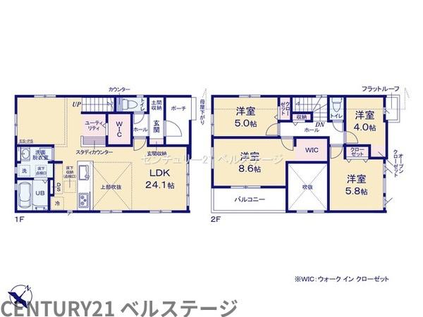 JR内房線　袖ケ浦市福王台4丁目　新築戸建4号棟
