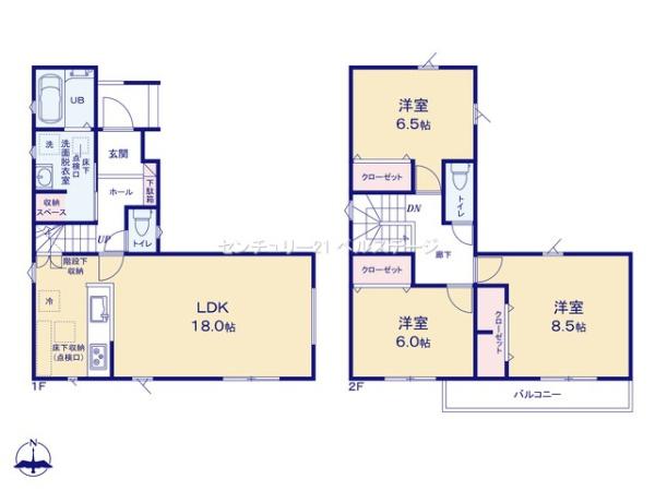 JR内房線　市原市青葉台7丁目　新築戸建　1号棟
