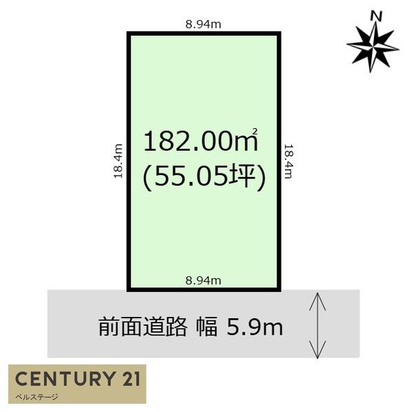 袖ケ浦市神納２丁目の土地