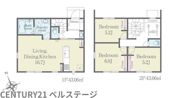 JR内房線　木更津市高柳　新築戸建　30号棟