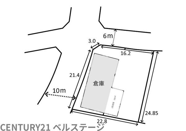 JR内房線　木更津市金田東6丁目　売倉庫