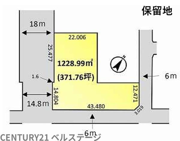 JR内房線　木更津市金田西88街区3画地　売土地