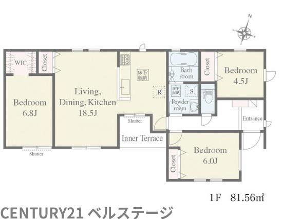 JR内房線　木更津市請西4丁目　新築戸建5号棟