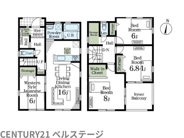 JR内房線　木更津市貝渕1丁目　新築戸建4号棟