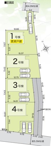 JR内房線　袖ケ浦市奈良輪　新築戸建4号棟