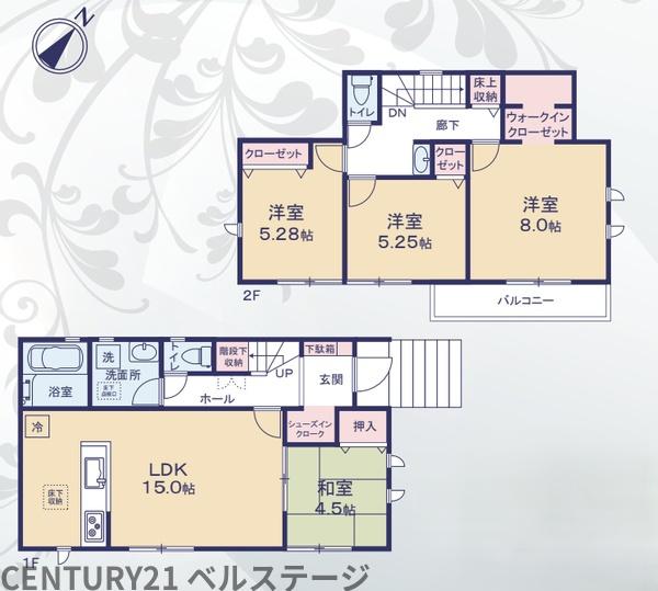 JR内房線　市原市北国分寺台2丁目　新築戸建1号棟