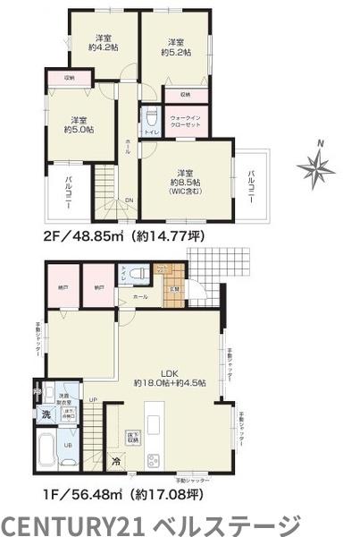 JR内房線　木更津市太田1丁目　新築戸建2号棟