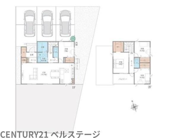 JR内房線　市原市能満　新築戸建3号棟