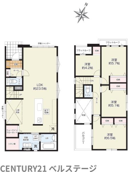 JR内房線　袖ケ浦市袖ケ浦駅前2丁目　新築戸建1号棟
