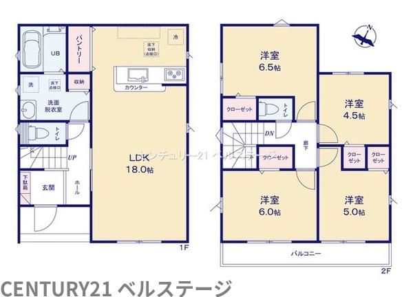 JR内房線　市原市諏訪2丁目　新築戸建4号棟