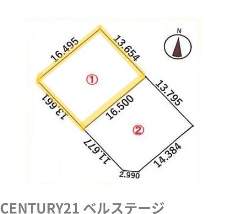 JR内房線　木更津市金田西46街区18画地1号地　売土地