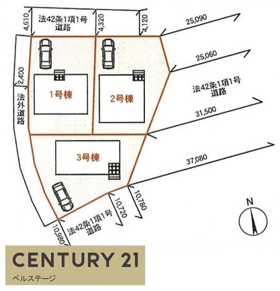 JR内房線　木更津市江川　新築戸建1号棟