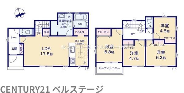 JR内房線　木更津市文京5丁目　新築戸建1号棟