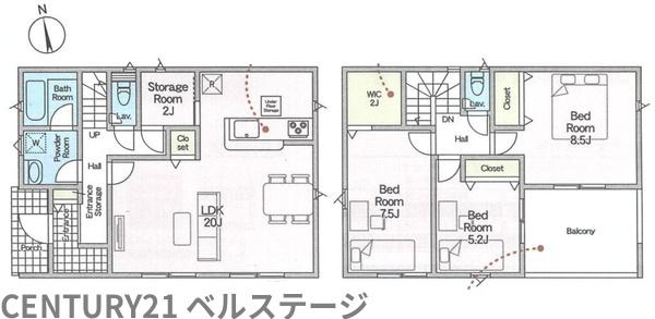 JR内房線　館山市長須賀　新築戸建2号棟