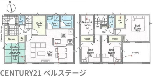 JR内房線　館山市長須賀　新築戸建3号棟