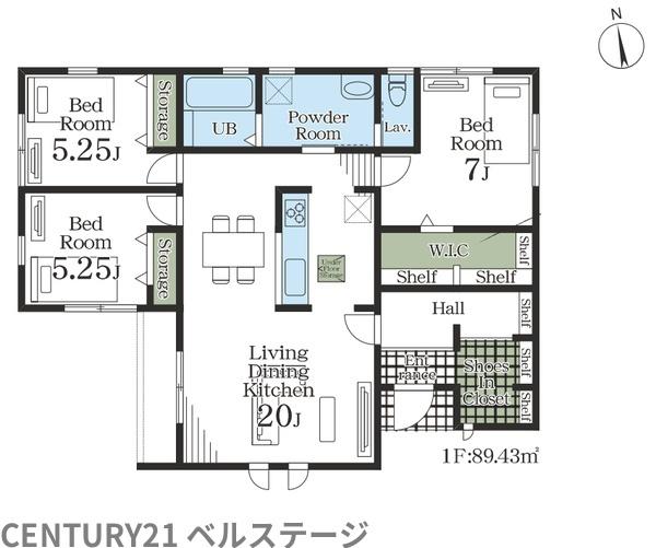 JR内房線　市原市姉崎　新築戸建1号棟