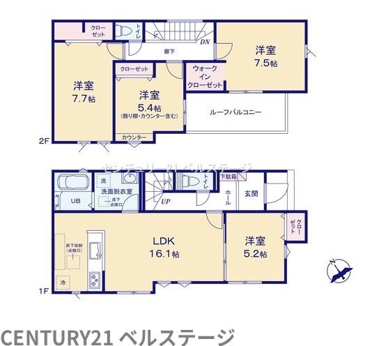 JR内房線　市原市今津朝山　新築戸建3号棟