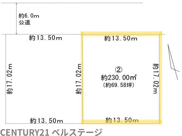 JR内房線　市原市今津朝山　売土地2号地