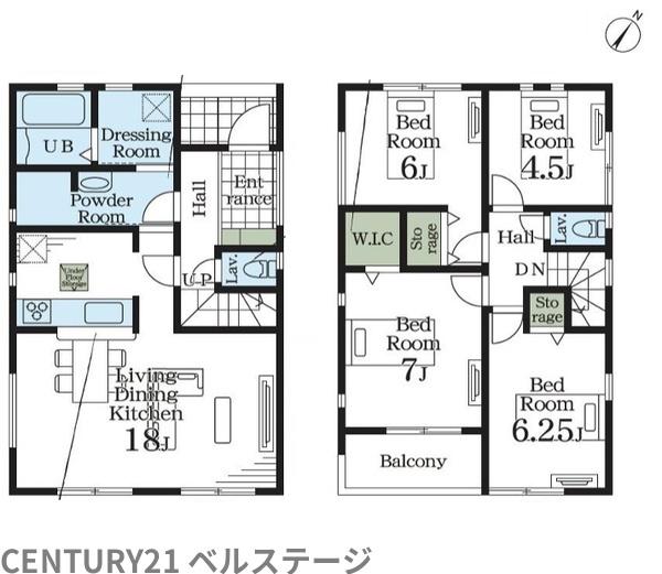 JR内房線　木更津市東太田3丁目　新築戸建3号棟