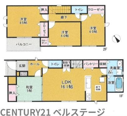 JR内房線　市原市藤井1丁目　新築戸建6号棟
