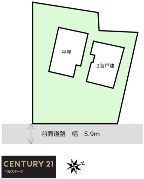 JR内房線　木更津市高砂１丁目　事務所付中古戸建