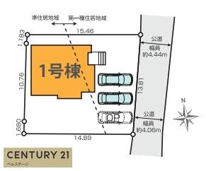 JR内房線　木更津市長須賀　新築戸建1号棟