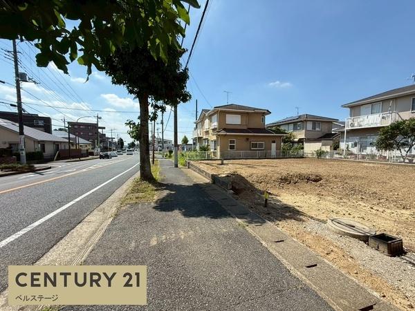 市原市惣社5丁目の土地(前面道路含む現地写真)