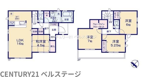 JR内房線　木更津市中島　新築戸建2号棟