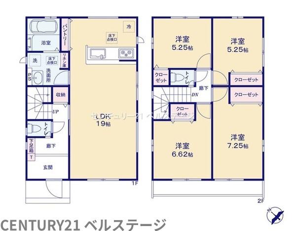 JR内房線　木更津市中島　新築戸建3号棟