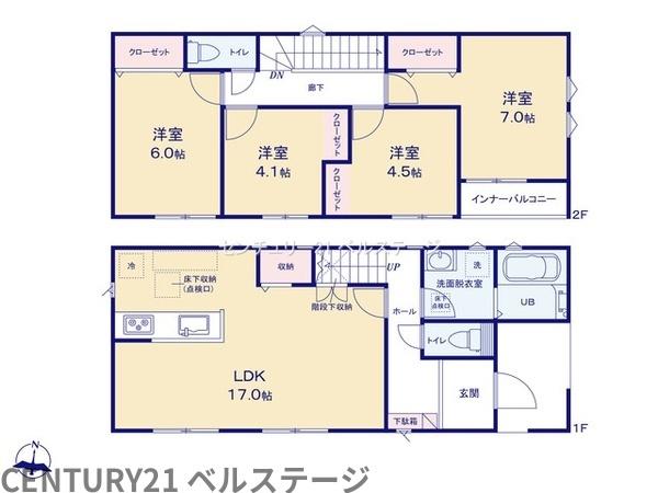 JR内房線　木更津市長須賀　新築戸建1号棟