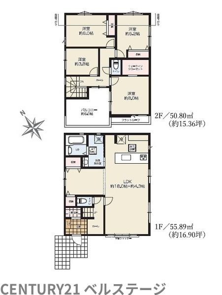 JR内房線　君津市南久保2丁目　新築戸建2号棟