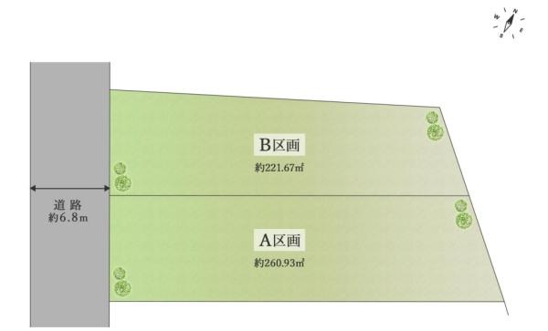 JR内房線　君津市常代5丁目　売土地A区画